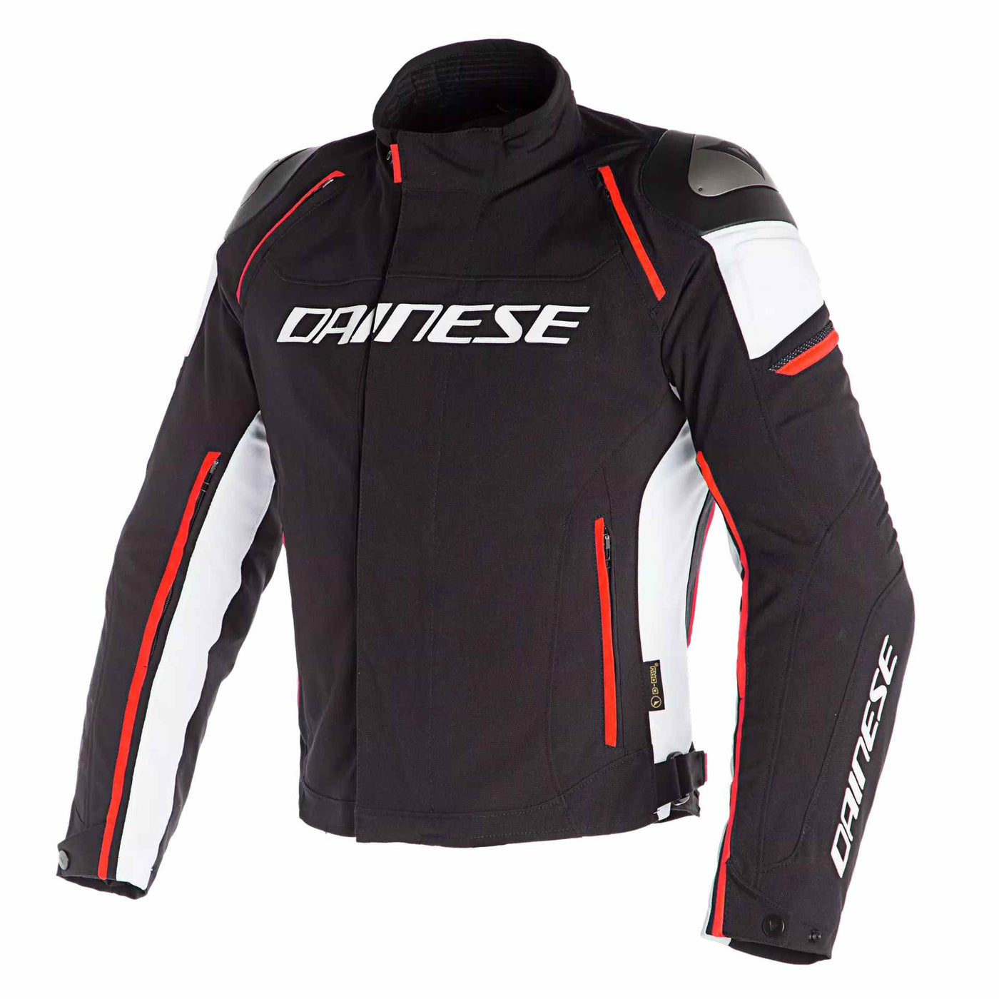 Jakke, Dainese. Racing 3 D-DRY (Svart/ hvit/ rød)