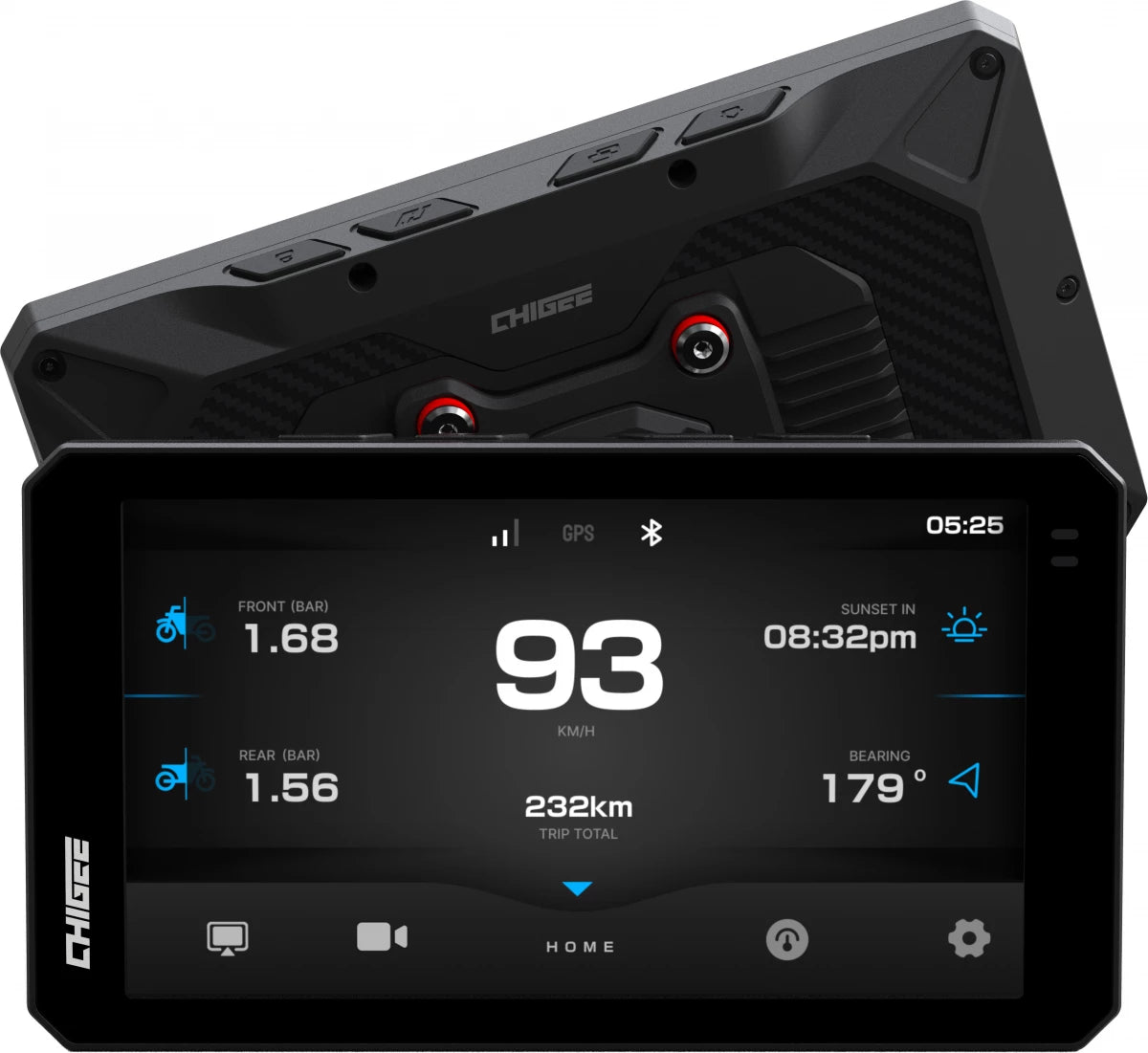 AIO6 LTE 4G Version, Chigee. GPS til motorsykkel