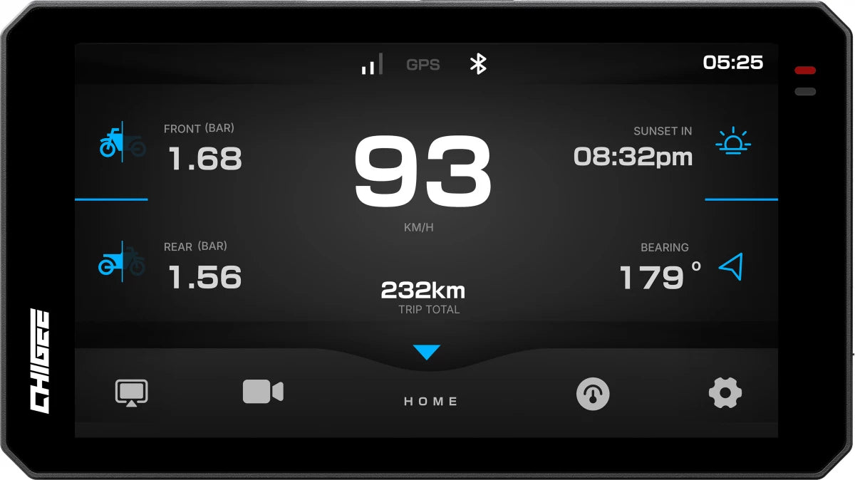 AIO6 LTE 4G Version, Chigee. GPS til motorsykkel