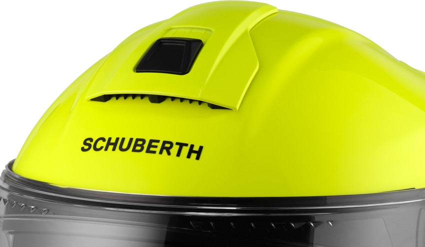 Hjelm, Schuberth. C5 (Gul) Åpningshjelm