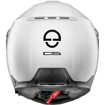 Hjelm, Schuberth. C5 (Glossy Hvit) Åpningshjelm