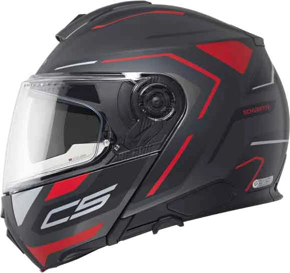 Hjelm, Schuberth. C5 Omega (Antracite/Rød)