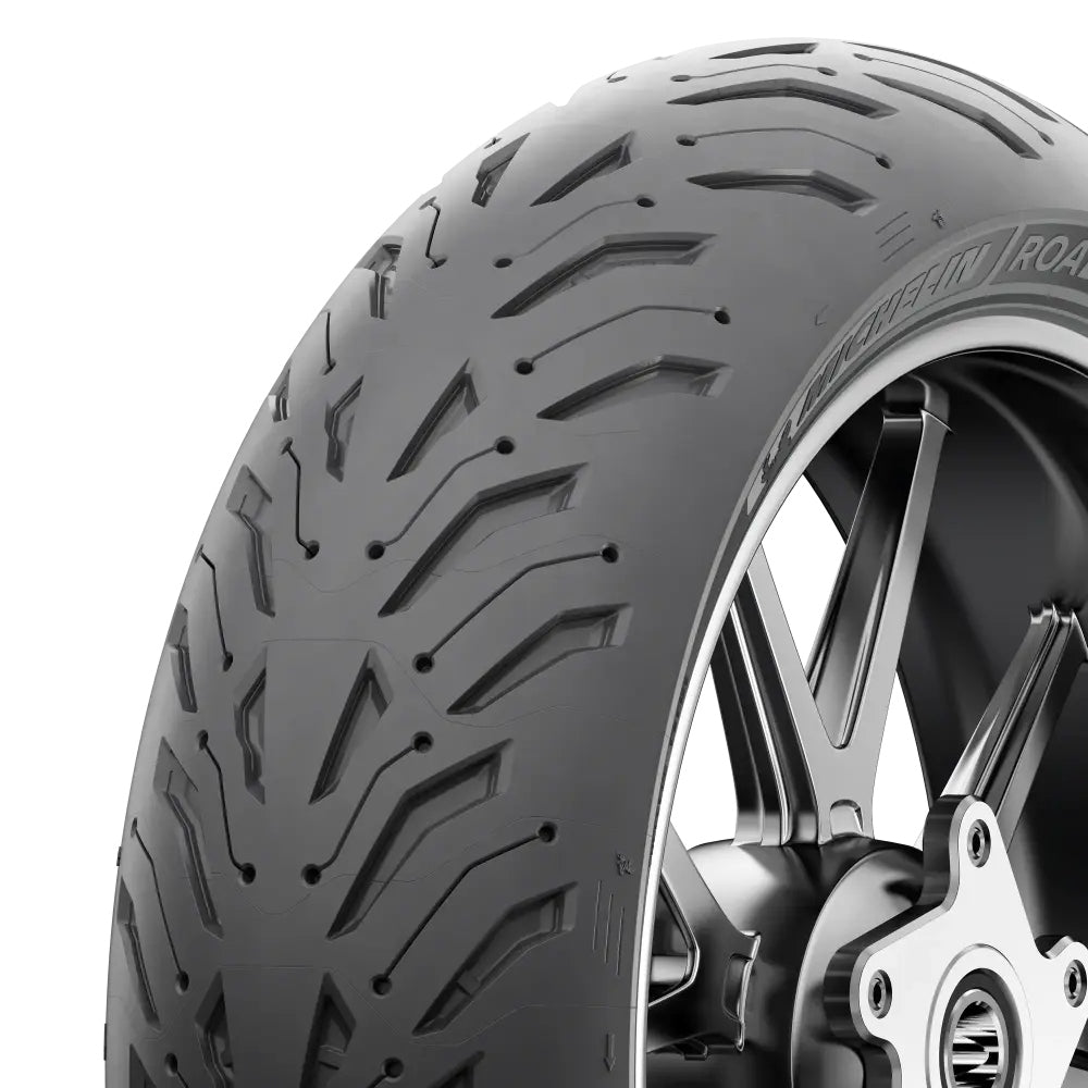 Dekk, Michelin. Road 6 (120/70-17 + 190/55-17) Dekksett foran og bak