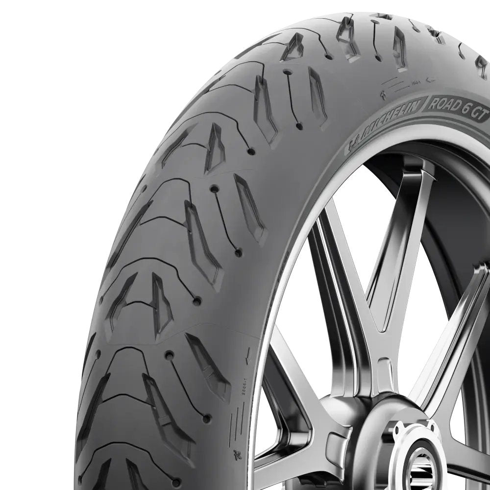 Dekksett, 120/70-17 + 180/55-17, Michelin, Road 6 GT, Forsterket