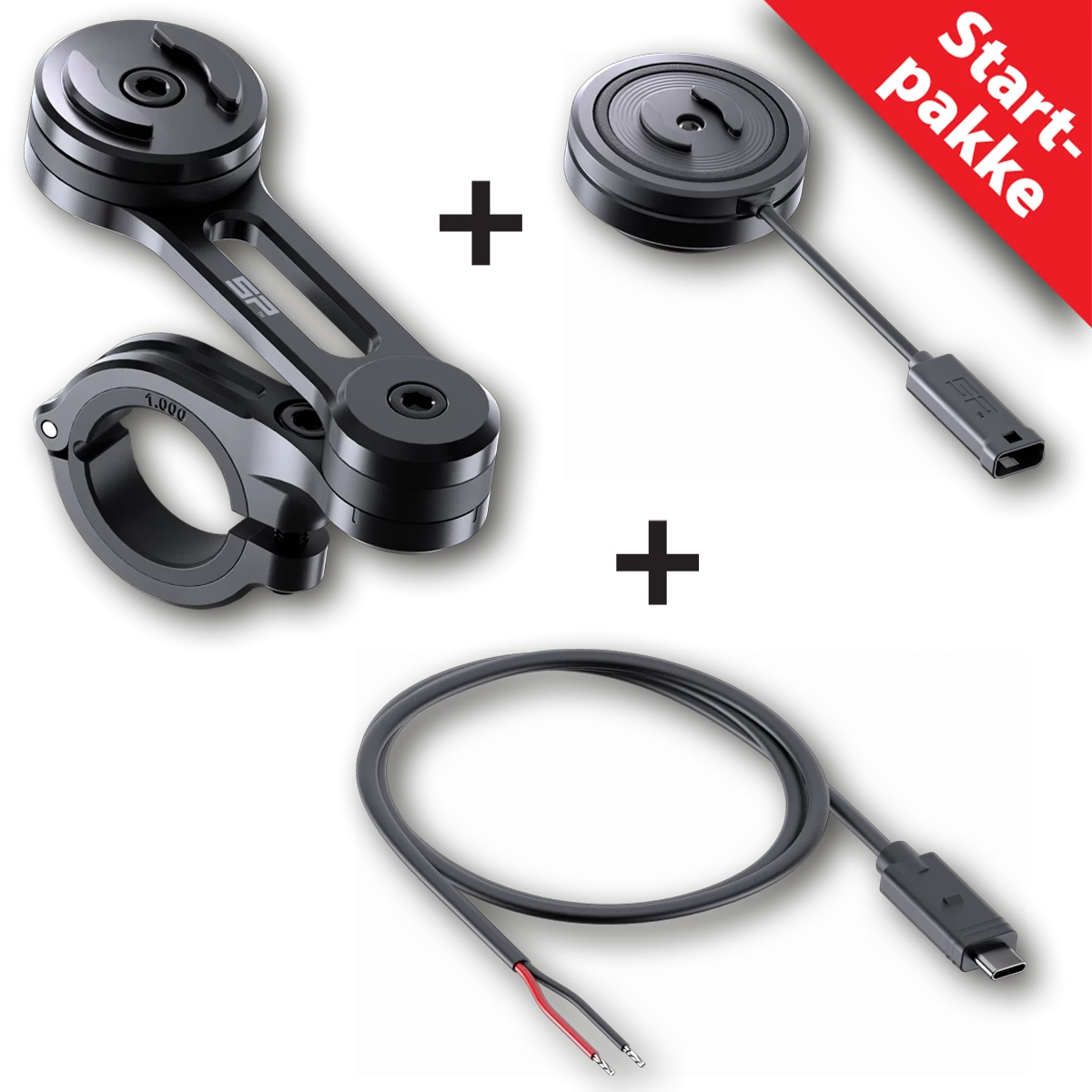 Startpakke trådløs lading med mobilholder, SP-Connect.