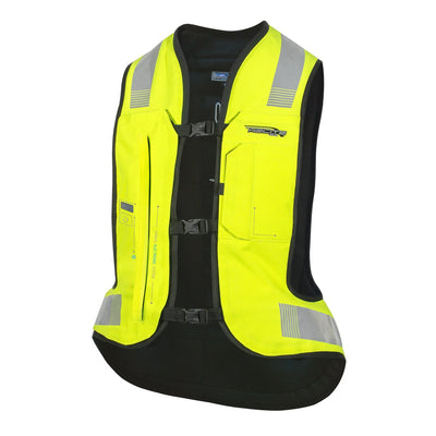 Airbagvest, Helite. Turtle 2 Hi-viz (Fluo-gul) m/ elektronisk utløser