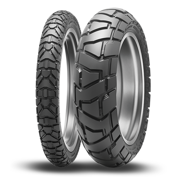 Dekk, Dunlop. Trailmax Mission (120/70-19 + 170/60-17) Dekksett