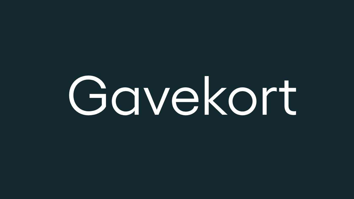 Gavekort (gjelder kun i nettbutikk)