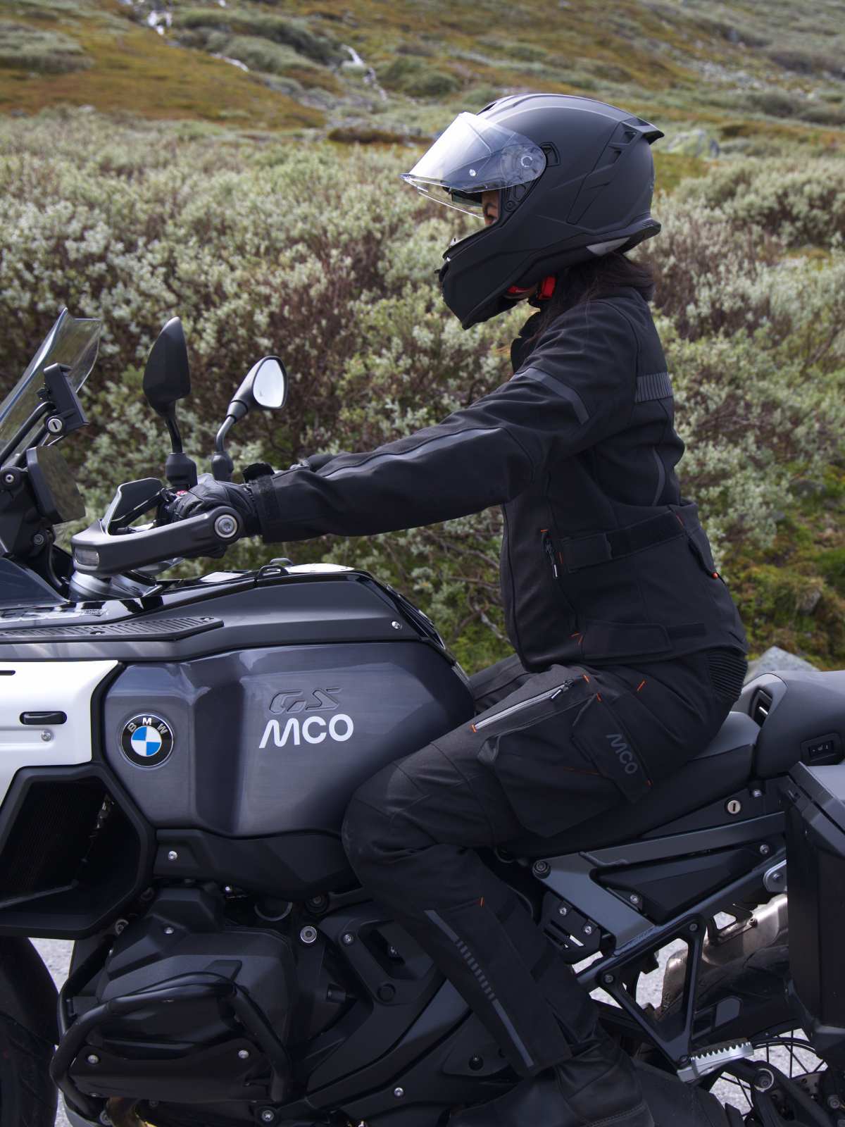 Bukse, MCO. Dovre (Svart / oransje) Dame