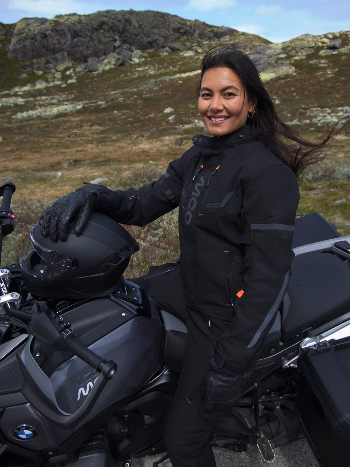 Jakke, MCO. Dovre (Svart / oransje) Dame