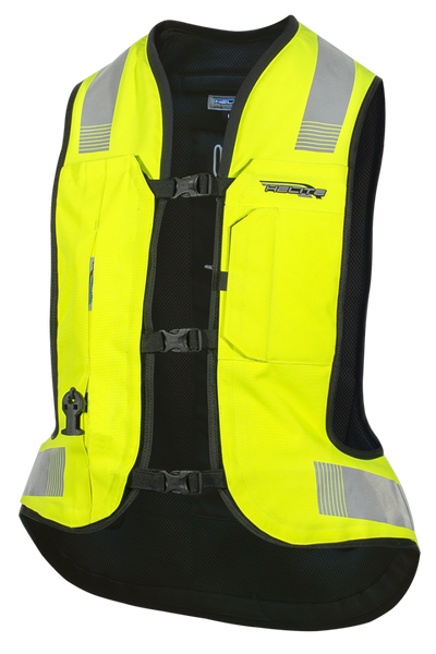 Airbagvest, Helite. Turtle 2 Hi-viz (Fluo-gul) m/ mekanisk utløser