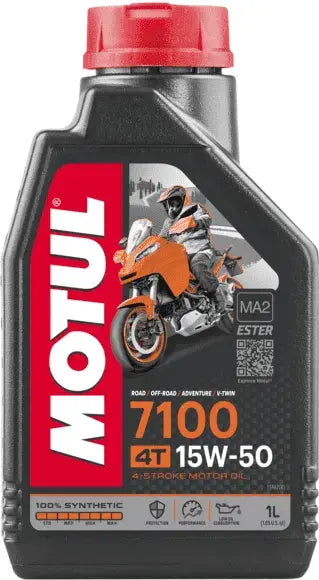 Olje, Motul. 7100 15W/50, 4 liter (Syntetisk) 4 takt