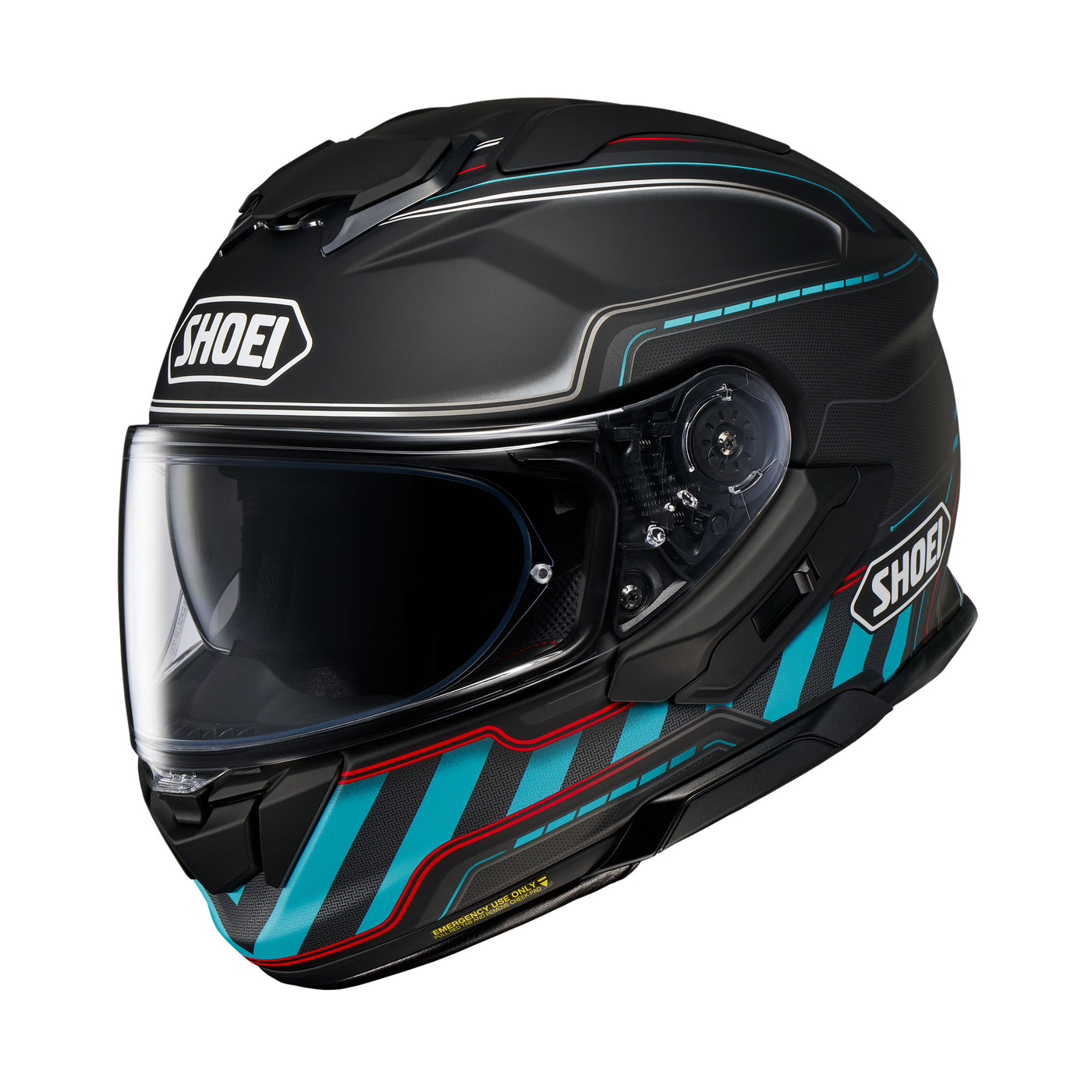 Hjelm, Shoei. GT-Air 3 Discipline TC-2 (Svart,  flerfarget)