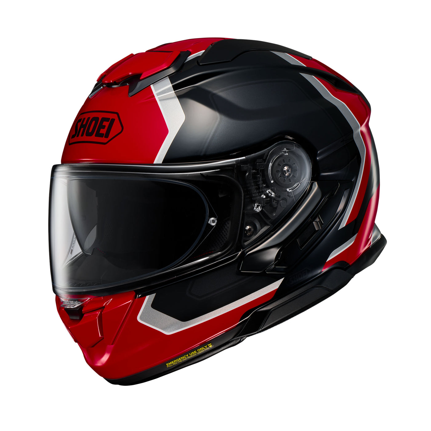 Hjelm, Shoei. GT-air 3, Realm TC1 (Rød, flerfarget)
