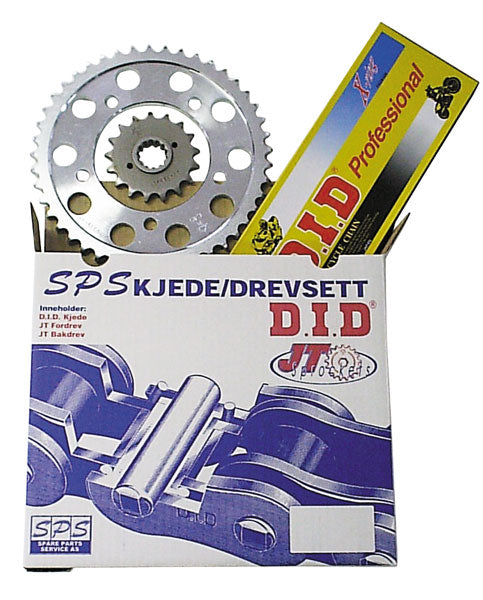 Drevsett, D.I.D + JT. Passer til Honda CB500 F-X/ CBR500 R