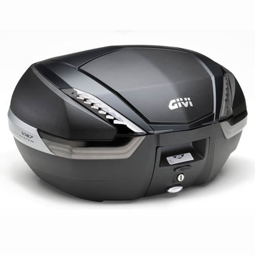 Toppboks, Givi. Monokey V47NNT (Sort med hvit refleks)