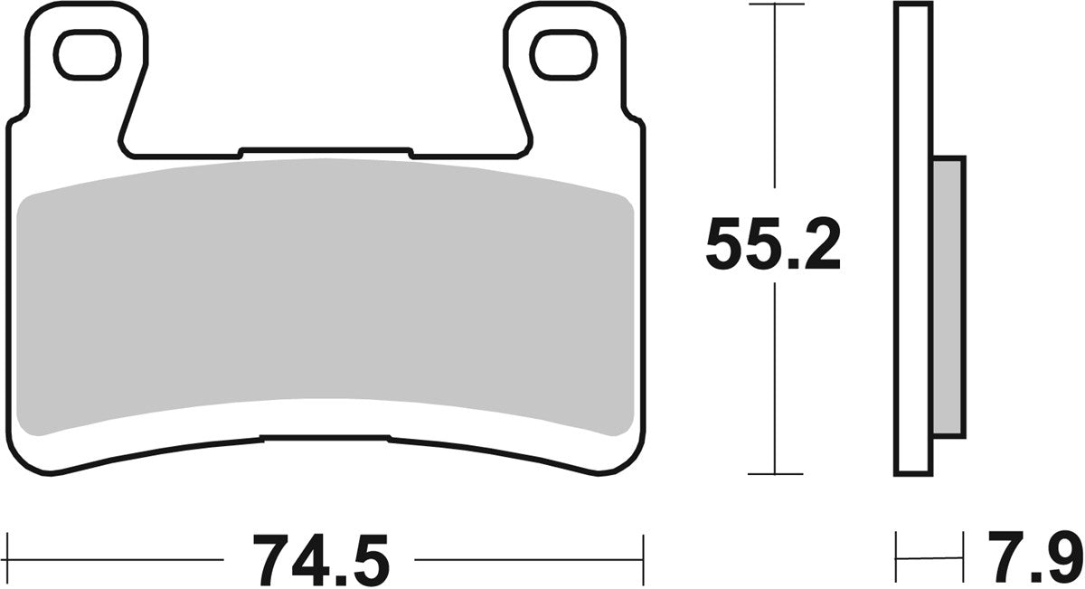 Bremseklosser, SBS 894 SP EVO, inter Front