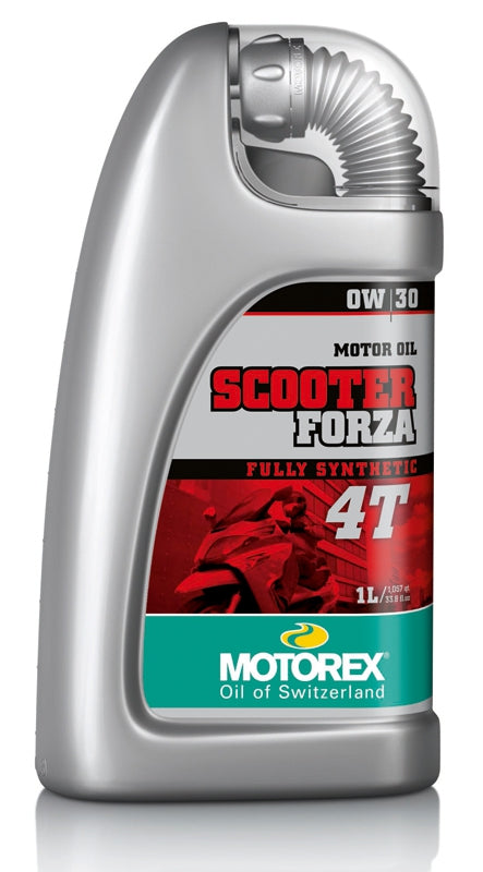 Motorolje (0/30W), Motorex. Scooter Forza 4T, 1 liter syntetisk