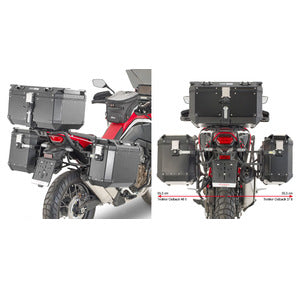 Sideveskefester, Givi. Trekker Outback