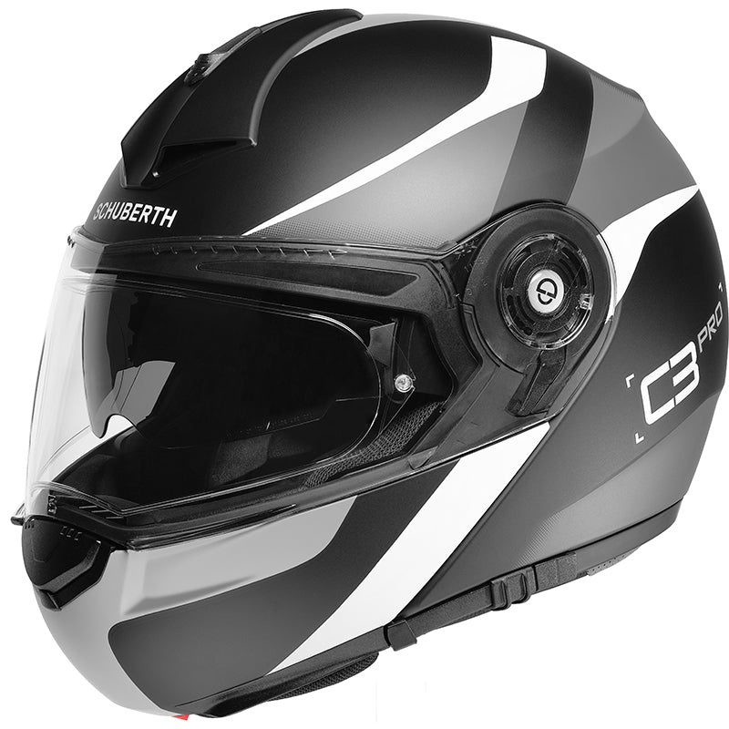 Hjelm, Schuberth. C3 Pro, Sestante (Grå) Åpningshjelm