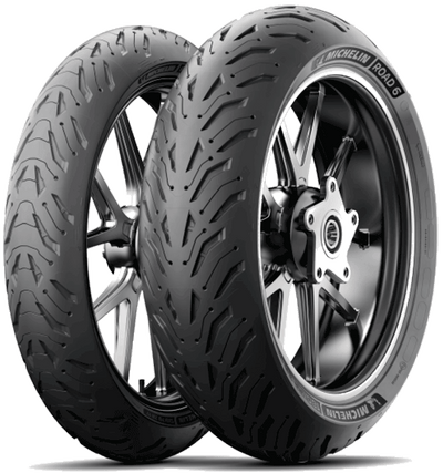 Dekksett, 120/70-17 + 180/55-17, Michelin, Road 6 GT, Forsterket