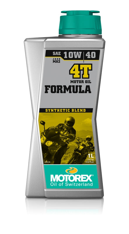 Motorolje (10/40W), Motorex. Formula 4T, 1 liter delsyntetisk