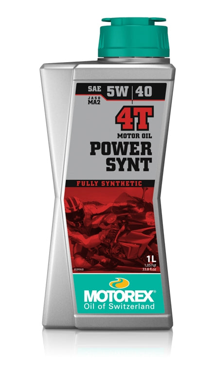 Motorolje (5/40W), Motorex. Power Synt 4T, 1 liter syntetisk