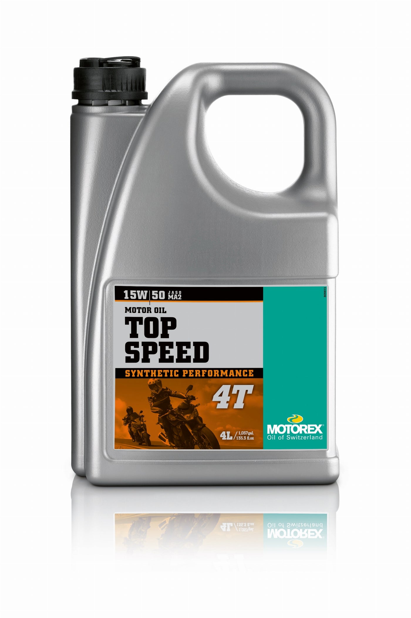 Motorolje (15/50W), Motorex. Top Speed 4T, 4 liter syntetisk