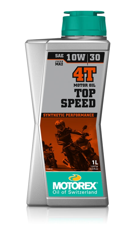 Motorolje (10/30W), Motorex. Top Speed 4T, 1 liter syntetisk