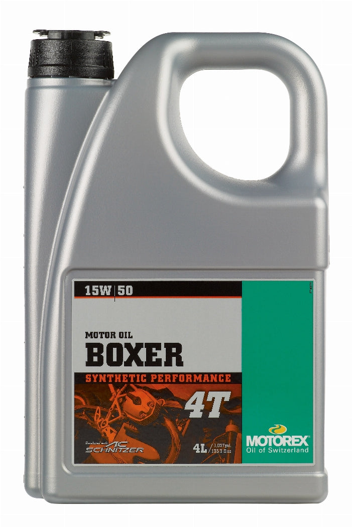 Motorolje (15/50W), Motorex. Boxer 4T, 4 liter syntetisk