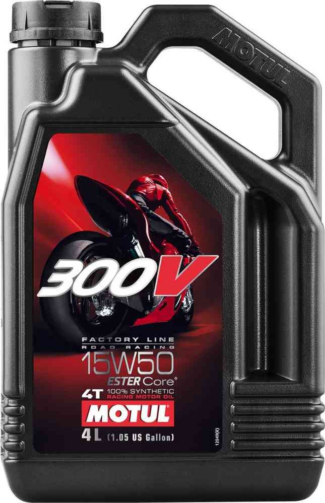 Olje, Motul, 300V COMP 4-TAKT 15/50W, 4 liter (syntetisk)