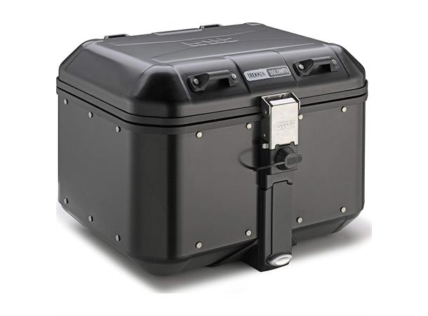 Toppboks (46 liter), Givi. Monokey Dolomiti DLM46B (Aluminium, svart)