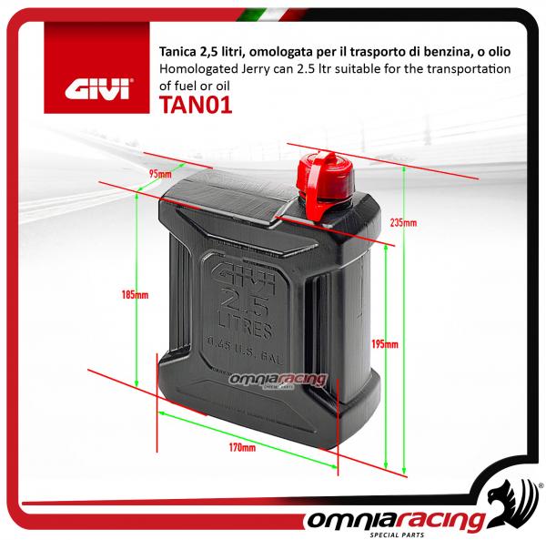 JERRYKANNE, 2,5 LITER (GIVI)