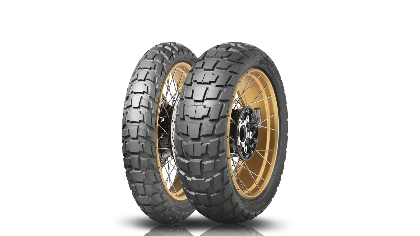 Dekk, Dunlop. Trailmax Raid (120/70-19 + 170/60-17) Dekksett