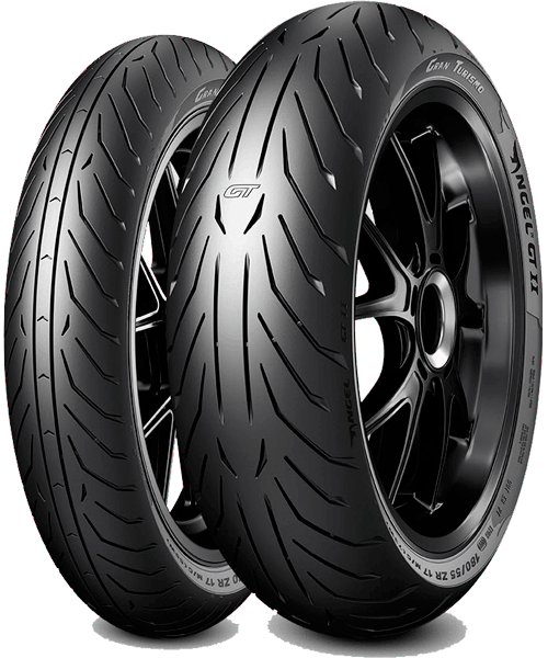 Dekk, Pirelli. Angel GT 2 Forsterket (120/70-17 + 180/55-17) Dekksett