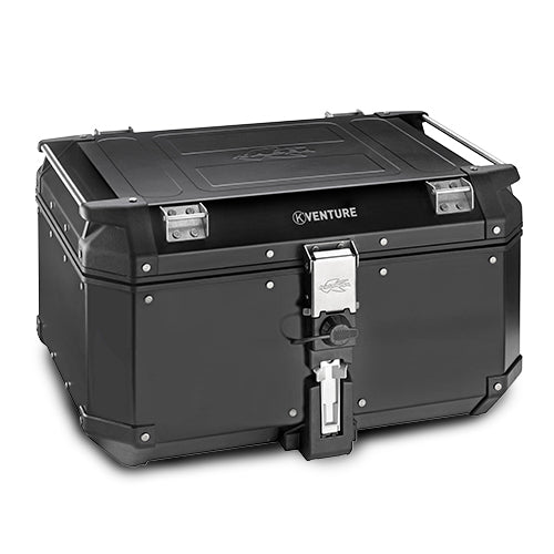 TOPPBOKS, KAPPA K-VENTURE, 58 LITER,  ALUMINIUM, (SORT)