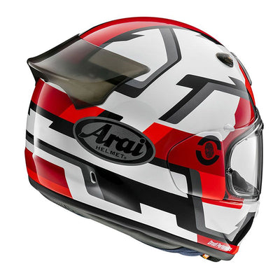 Hjelm, ARAI QUANTIC FACE (HVIT/RØD/SORT/GRÅ)